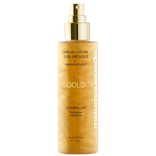 ЗОЛОТОЙ СПРЕЙ-ЛОСЬОН ДЛЯ УЛЬТРА БЛЕСКА ВОЛОС MIRIAM QUEVEDO ULTRABRILLIANT THE SUBLIME GOLD LOTION 150 МЛ